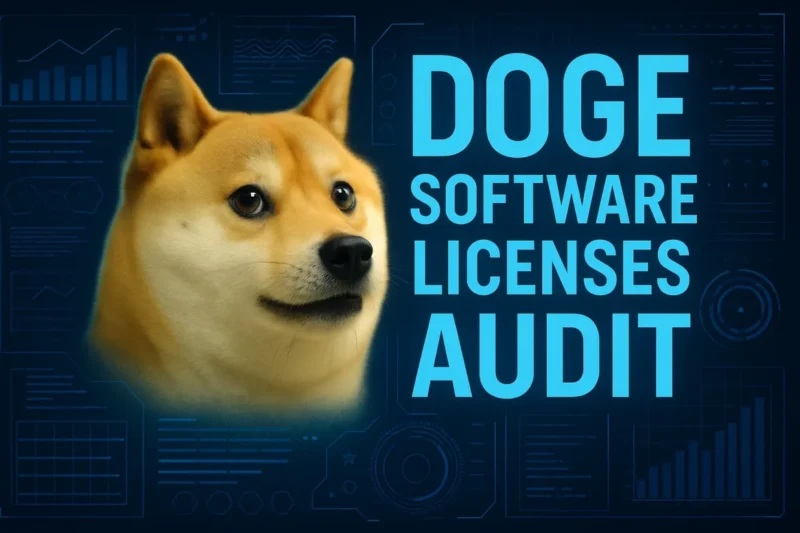 doge software licenses audit hud